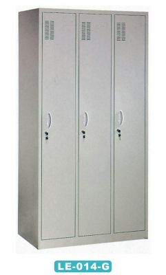 噴塑三門更衣柜