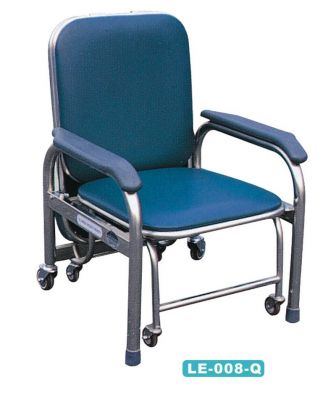 不銹鋼革面帶護(hù)手陪護(hù)椅